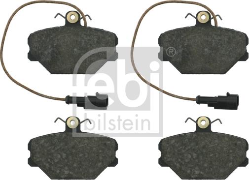 Febi Bilstein 16086 - Тормозные колодки, дисковые, комплект autospares.lv