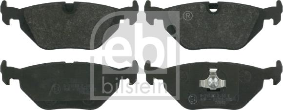 Febi Bilstein 16196 - Тормозные колодки, дисковые, комплект autospares.lv