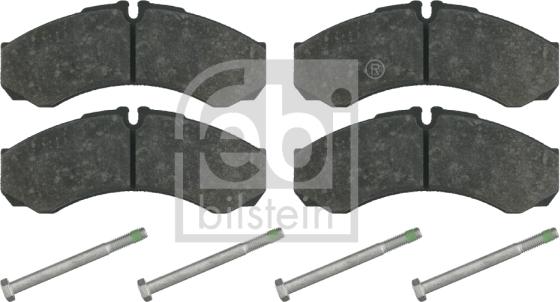 Febi Bilstein 16348 - Тормозные колодки, дисковые, комплект autospares.lv