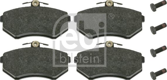 Febi Bilstein 16308 - Тормозные колодки, дисковые, комплект autospares.lv