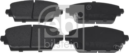 Febi Bilstein 16389 - Тормозные колодки, дисковые, комплект autospares.lv