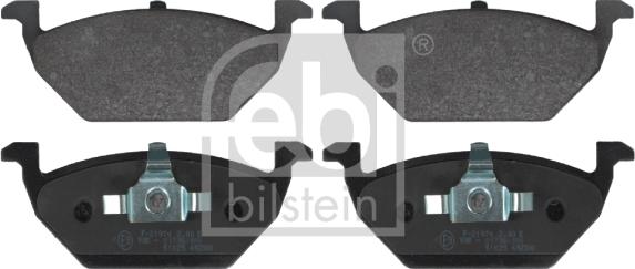 Febi Bilstein 16328 - Тормозные колодки, дисковые, комплект autospares.lv