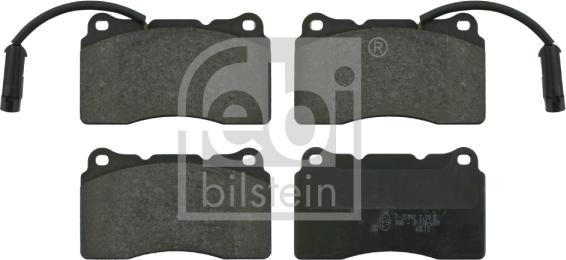 Febi Bilstein 16295 - Тормозные колодки, дисковые, комплект autospares.lv