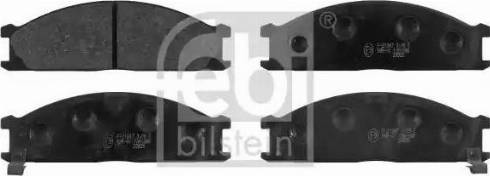 Febi Bilstein 16286 - Тормозные колодки, дисковые, комплект autospares.lv