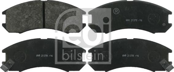 Febi Bilstein 16282 - Тормозные колодки, дисковые, комплект autospares.lv