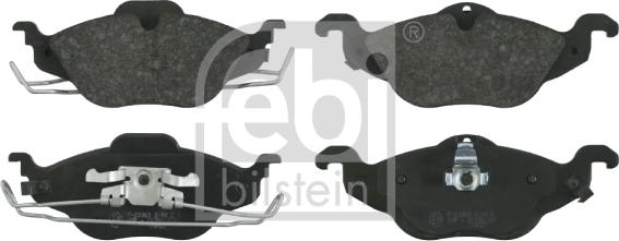 Febi Bilstein 16233 - Тормозные колодки, дисковые, комплект autospares.lv