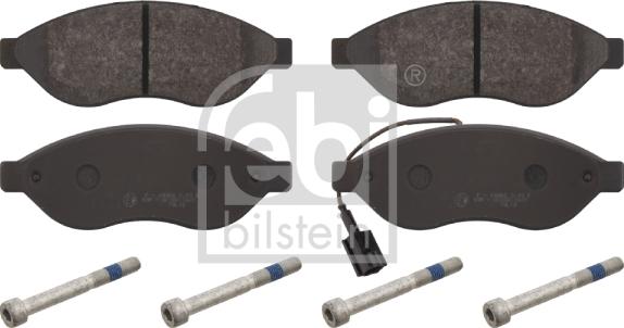 Febi Bilstein 16716 - Тормозные колодки, дисковые, комплект autospares.lv