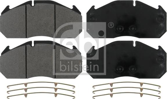 Febi Bilstein 10635 - Тормозные колодки, дисковые, комплект autospares.lv