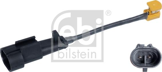 Febi Bilstein 106207 - Сигнализатор, износ тормозных колодок autospares.lv