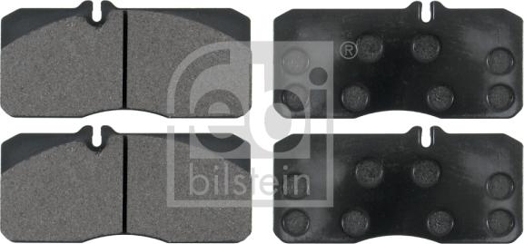 Febi Bilstein 10672 - Тормозные колодки, дисковые, комплект autospares.lv