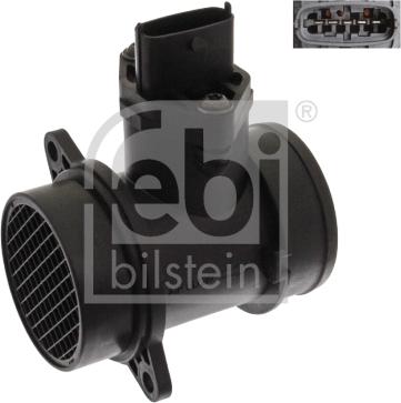 Febi Bilstein 100672 - Датчик потока, массы воздуха autospares.lv