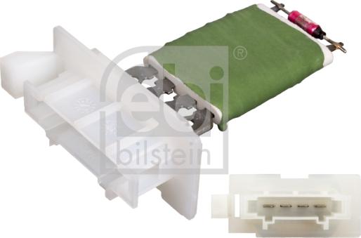 Febi Bilstein 102596 - Сопротивление, реле, вентилятор салона autospares.lv