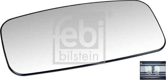 Febi Bilstein 107939 - Зеркальное стекло, наружное зеркало autospares.lv