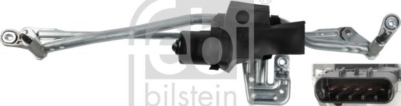 Febi Bilstein 107929 - Система тяг и рычагов привода стеклоочистителя autospares.lv