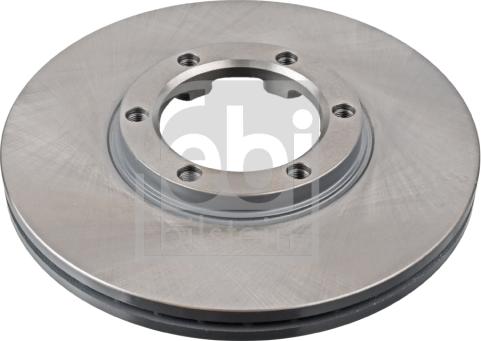 Febi Bilstein 10750 - Тормозной диск autospares.lv
