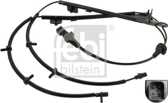 Febi Bilstein 107572 - Датчик ABS, частота вращения колеса autospares.lv