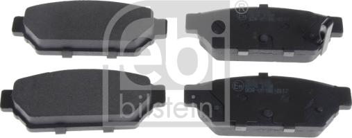 Febi Bilstein 116403 - Тормозные колодки, дисковые, комплект autospares.lv