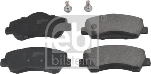 Febi Bilstein 116424 - Тормозные колодки, дисковые, комплект autospares.lv