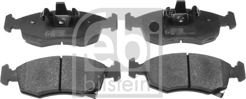 Febi Bilstein 116065 - Тормозные колодки, дисковые, комплект autospares.lv