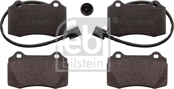 Febi Bilstein 116010 - Тормозные колодки, дисковые, комплект autospares.lv