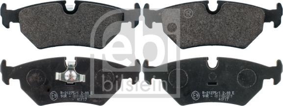 Febi Bilstein 116081 - Тормозные колодки, дисковые, комплект autospares.lv