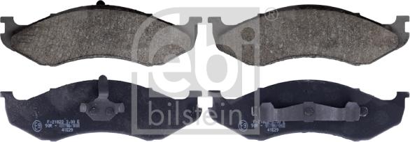 Febi Bilstein 116197 - Тормозные колодки, дисковые, комплект autospares.lv
