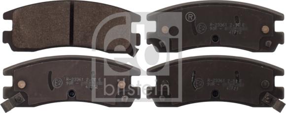 Febi Bilstein 116154 - Тормозные колодки, дисковые, комплект autospares.lv