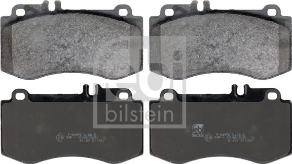 Febi Bilstein 116131 - Тормозные колодки, дисковые, комплект autospares.lv