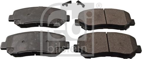 Febi Bilstein 116395 - Тормозные колодки, дисковые, комплект autospares.lv