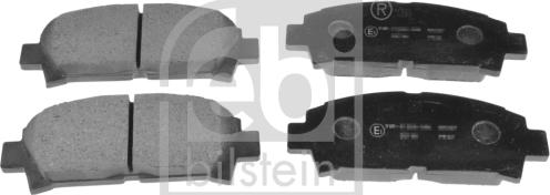 Febi Bilstein 116362 - Тормозные колодки, дисковые, комплект autospares.lv