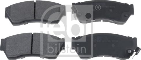 Febi Bilstein 116389 - Тормозные колодки, дисковые, комплект autospares.lv