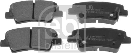 Febi Bilstein 116336 - Тормозные колодки, дисковые, комплект autospares.lv
