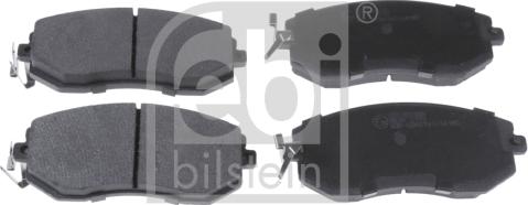 Febi Bilstein 116326 - Тормозные колодки, дисковые, комплект autospares.lv