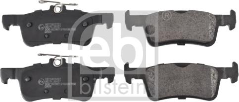 Febi Bilstein 116240 - Тормозные колодки, дисковые, комплект autospares.lv