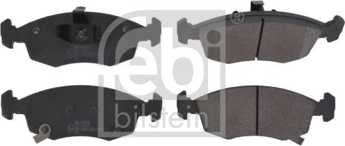 Febi Bilstein 116252 - Тормозные колодки, дисковые, комплект autospares.lv