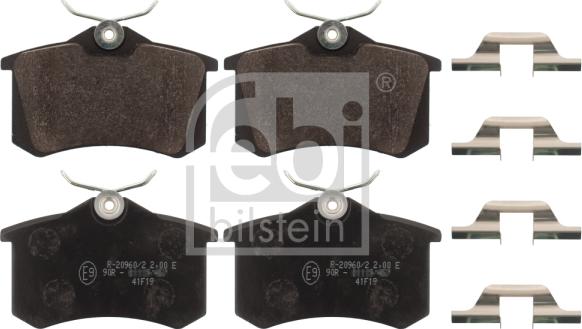 Febi Bilstein 116216 - Тормозные колодки, дисковые, комплект autospares.lv