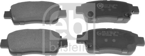 Febi Bilstein 116271 - Тормозные колодки, дисковые, комплект autospares.lv