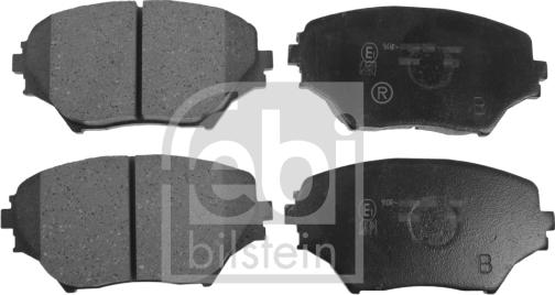 Febi Bilstein 116273 - Тормозные колодки, дисковые, комплект autospares.lv