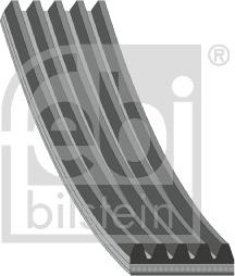 Febi Bilstein 181294 - Поликлиновой ремень autospares.lv