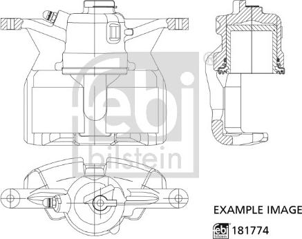 Febi Bilstein 181774 - Тормозной суппорт autospares.lv