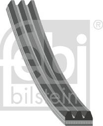 Febi Bilstein 183571 - Поликлиновой ремень autospares.lv