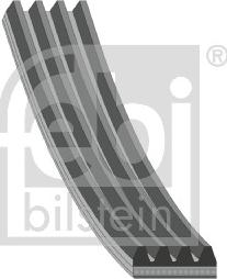 Febi Bilstein 183157 - Поликлиновой ремень autospares.lv