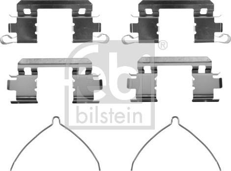 Febi Bilstein 182464 - Комплектующие для колодок дискового тормоза autospares.lv