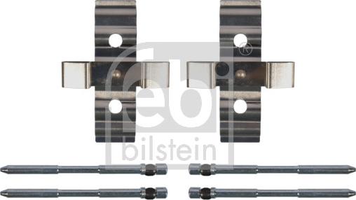 Febi Bilstein 182022 - Комплектующие для колодок дискового тормоза autospares.lv