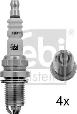 Febi Bilstein 13529 - Свеча зажигания autospares.lv