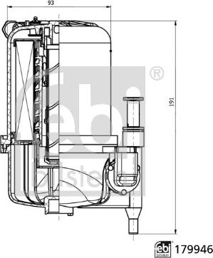 Febi Bilstein 179946 - Топливный фильтр autospares.lv