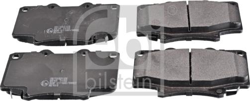 Febi Bilstein 170876 - Тормозные колодки, дисковые, комплект autospares.lv
