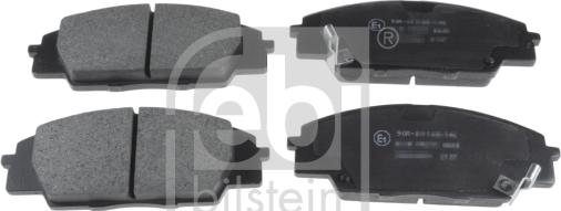 Febi Bilstein 170299 - Тормозные колодки, дисковые, комплект autospares.lv