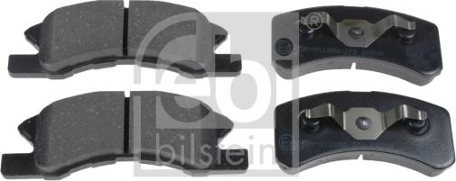Febi Bilstein 170246 - Тормозные колодки, дисковые, комплект autospares.lv
