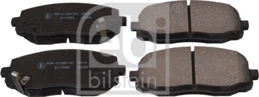 Febi Bilstein 170240 - Тормозные колодки, дисковые, комплект autospares.lv